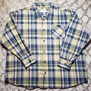 Ecko Unltd Big & Tall Plaid Button Down 5XB